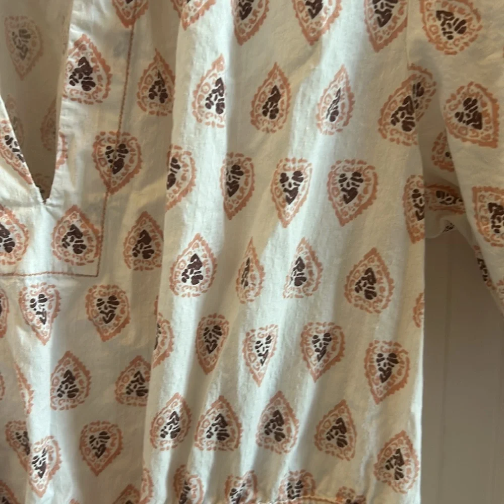 Anthropologie White and Pink Maxi Dress - Picture 6 of 7